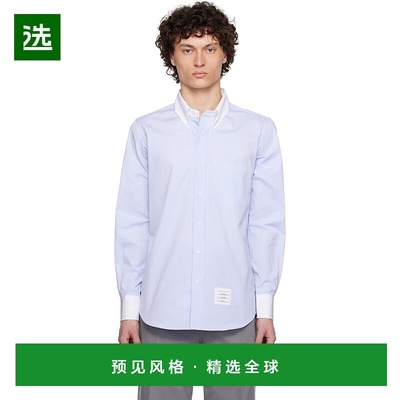 1h可退 香港直邮Thom Browne 汤姆·布朗 男士 蓝色 & 白色 Strai