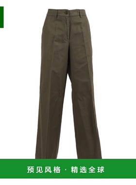 香港直邮ASPESI 女士休闲裤 G0188G20885260 SS2026 绿色 WOMAN P