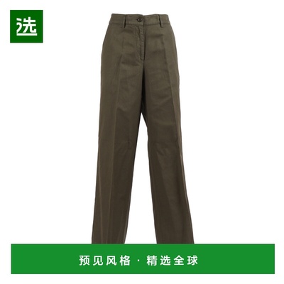 香港直邮ASPESI 女士休闲裤 G0188G20885260 SS2026 绿色 WOMAN P