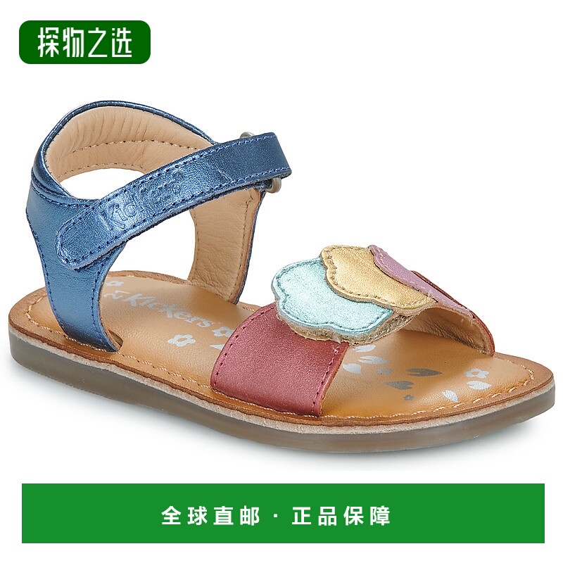 欧洲直邮Kickers 女孩 DYASTAR 凉鞋 海蓝色