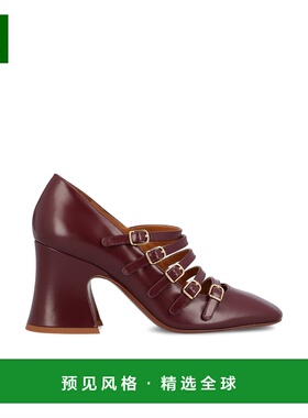 Chloe 蔻依 女士 紫色皮质浅口鞋高跟鞋女鞋单鞋 CHC25A11COL