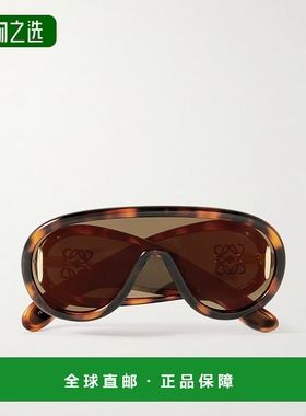 香港直邮LOEWE 罗意威 女士 反光尼龙面罩雪镜 太阳镜LW40108I00