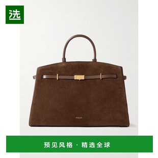 1h可退 香港直邮DeMellier 女士 The Hudson 绒面革手提包 D101MO