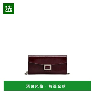 香港直邮Roger Vivier Belle Vivier系列配链条漆皮钱包 RAWAWSB4