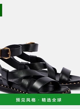 香港直邮Jimmy Choo 周仰杰 女士 Blaise 皮质凉鞋