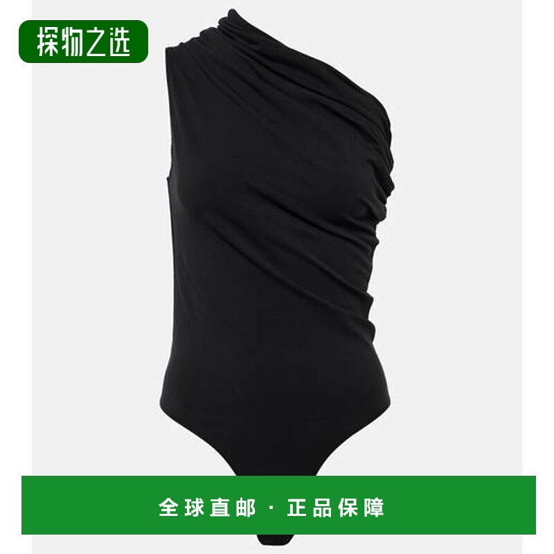 香港直邮Tom Ford 汤姆·福特 女士 Pillar 褶皱棉混纺连体衣