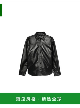 1h可退 香港直邮Haikure 女士 皮革衬衫式夹克 HEW06089PL002TPC0