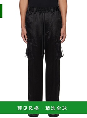 1h可退 香港直邮Song For The Mute 男士 黑色 Lined 工装裤 241M