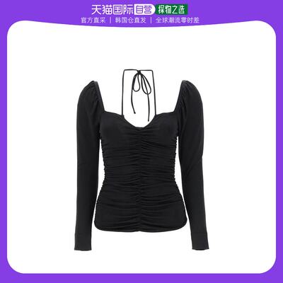 韩国直邮GANNI23FW上衣女T3556BLACK