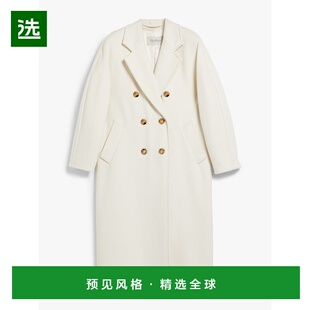 香港直邮MaxMara 麦斯玛拉 女士 Madame 雙排扣束帶大衣 25210180