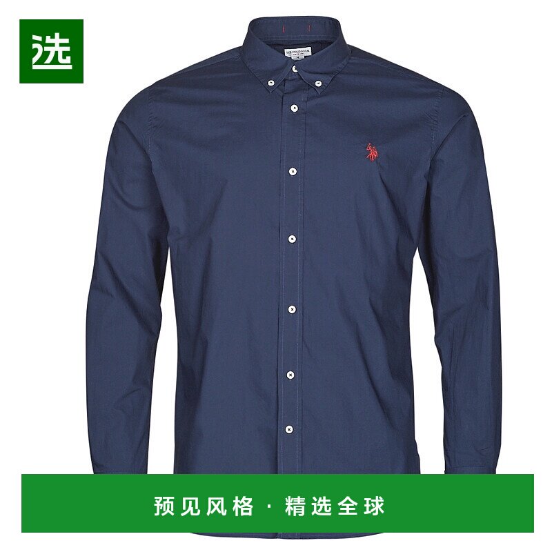 欧洲直邮U.S Polo Assn.  DIRK 男装长袖衬衫 66194-52112-173