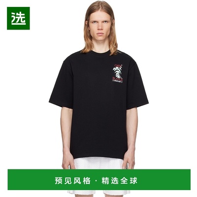 1h可退 香港直邮Casablanca 男士 黑色 Frosty Mountain T 恤 MPF