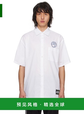 1h可退 香港直邮Ambush 男士 白色 Circle Amblem 衬衫 BMGG001S2