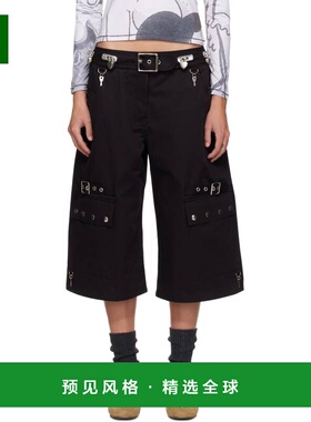 1h可退 香港直邮Chopova Lowena 女士 黑色 Thunderhull 短裤 405