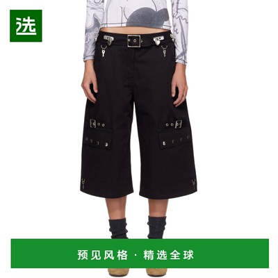 1h可退 香港直邮Chopova Lowena 女士 黑色 Thunderhull 短裤 405