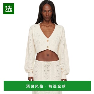 1h可退 香港直邮Danielle Guizio 女士 灰白色 Noah Wool Cable C