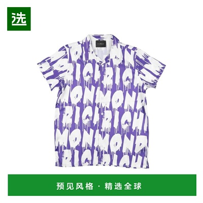 1h可退 【美国直邮】JOHN RICHMOND 男装短袖衬衫 100 涤纶 露营