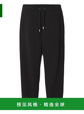 香港直邮Lanvin 朗雯 男士 黑色裤子 RMTR0030F300H2510卫裤