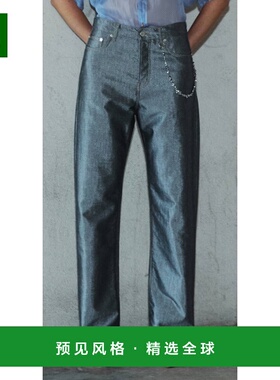 香港直邮DARKPARK 女士休闲裤 WTR53DBK08W027 SS2025 灰色