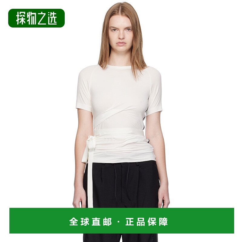 香港直邮Y-3 女士 白色 T 恤 JM7854