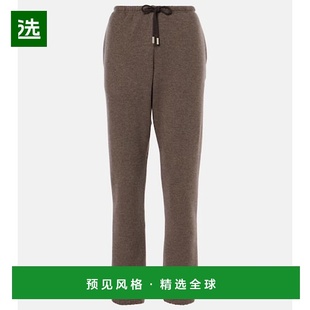 Teo 女士 羊绒棉质运动裤 brown棕色 香港直邮The 舒适时尚 Row