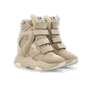 香港直邮Isabel Marant balskee 高帮坡跟运动鞋 BK0009FAA1E18S