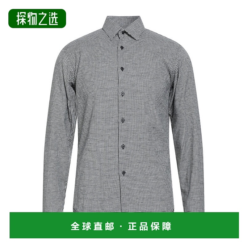 香港直邮THEORY 希尔瑞 男士 格纹衬衫 white白色 舒适时尚