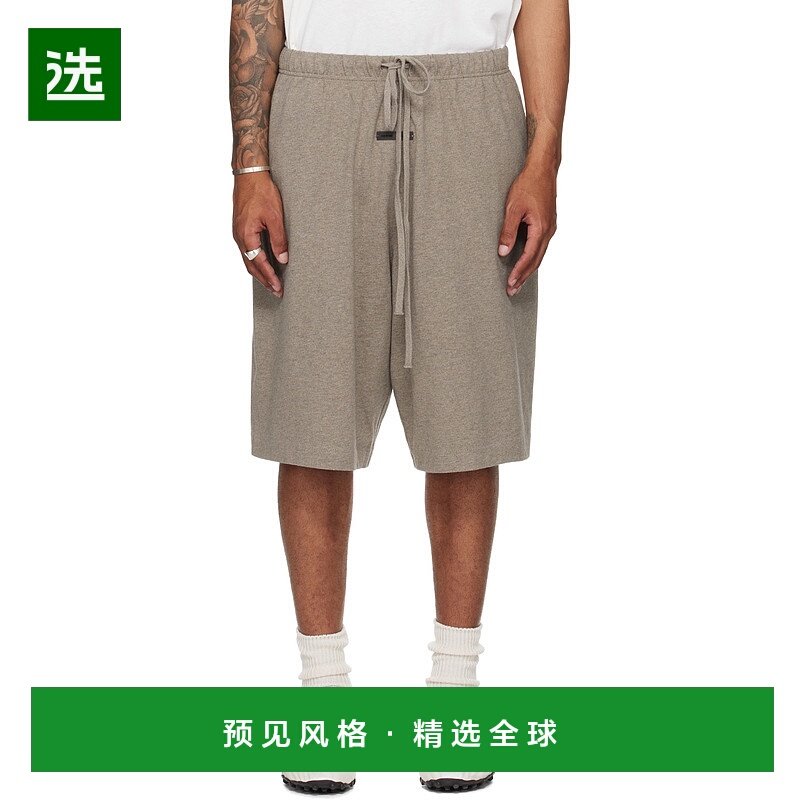 1h可退 香港直邮Essentials 男士 灰褐色 Basketball Jersey 短裤