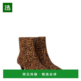 香港直邮ASH 女士靴子 VICKY03LINCETAN AW2025 花色 豹纹小猫跟
