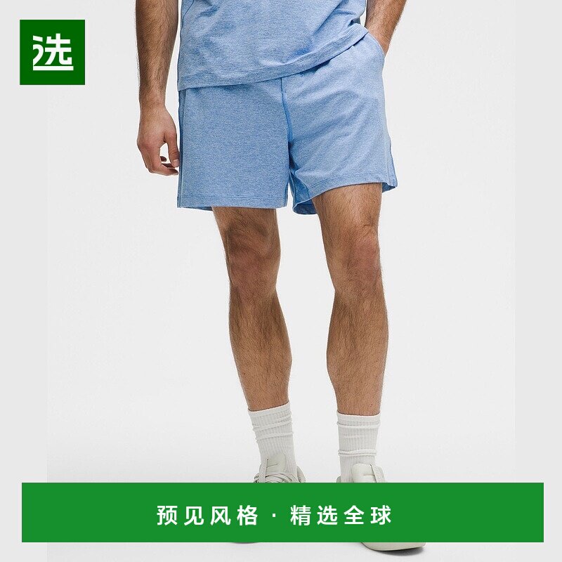 1h可退 欧洲直邮LULULEMON露露乐檬 Soft Jersey短裤 13厘米