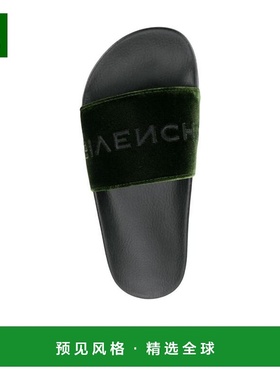 香港直发Givenchy纪梵希女士绿色logo带凉鞋简约休闲BE3004E09W