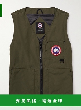 香港直邮Canada Goose 加拿大鹅 男士 Canmore Logo-Appliquéd T