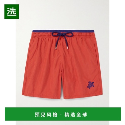 1h可退 Vilebrequin 男士 Moka ECONYL® 直筒中长泳裤 MO