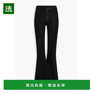 1h可退 香港直邮paige denim 女士 Genevieve 涂层高腰喇叭牛仔裤