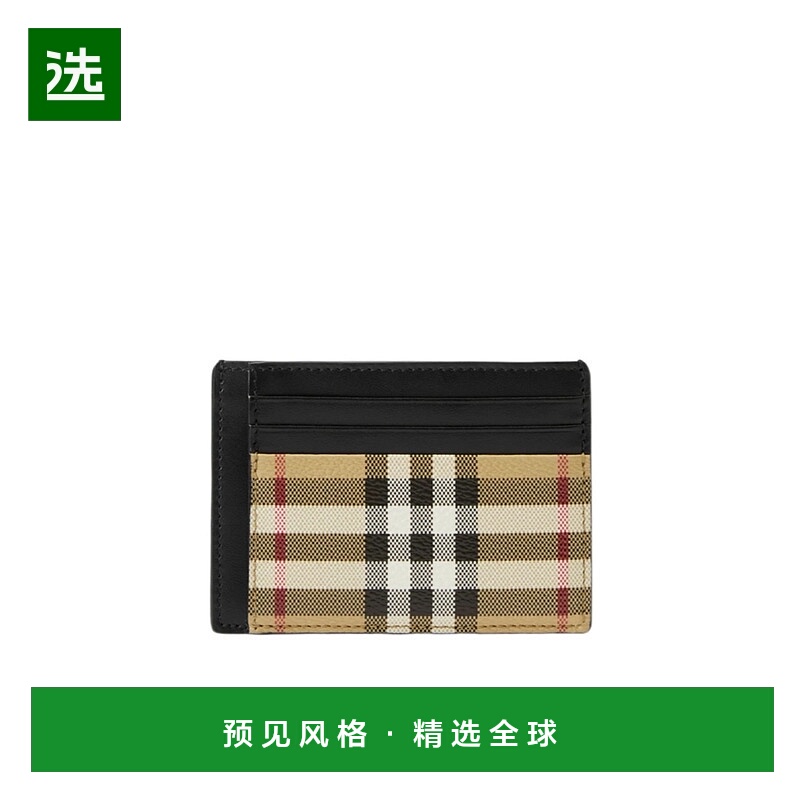 香港直邮Burberry Check Clip 卡包 81131691