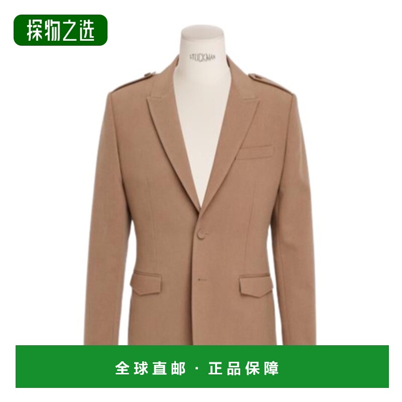 香港直邮Dior 纯羊毛尖头翻领夹克 593C201A1033