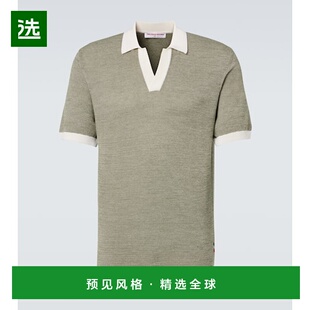 1h可退 香港直邮Orlebar Brown 男士 Horton 针织羊毛棉质Polo衫