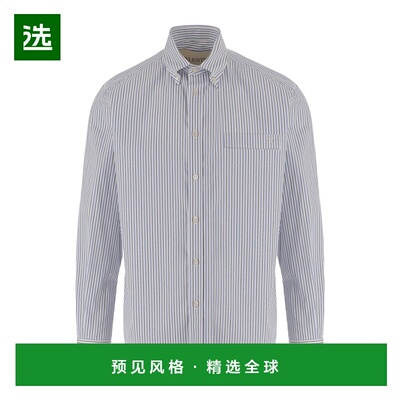 香港直邮VALENTINO 男士衬衫 VABS80B95C1L SS2026 灰色 长袖衬衫