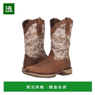 1h可退 【美国直邮】Durango Rebel 12英寸沙漠迷彩工作靴 男士时