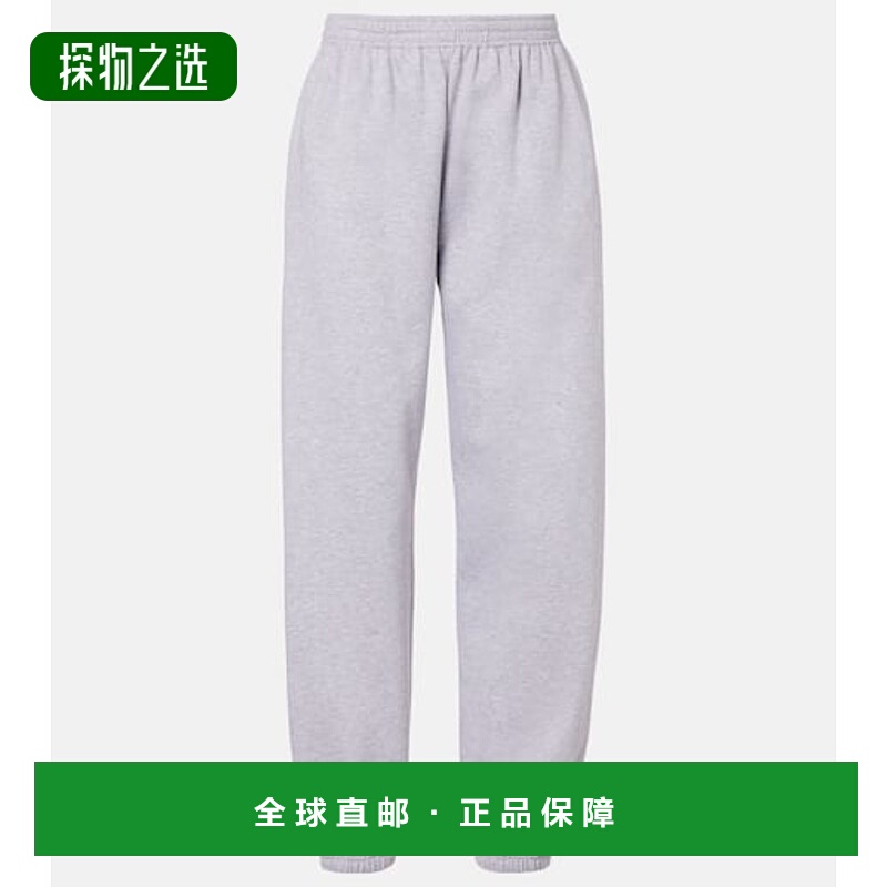 1h可退 香港直邮magda butrym 女士 棉混纺运动裤 grey灰色 舒适