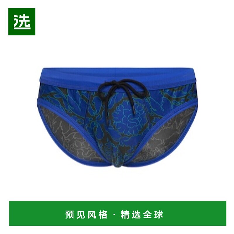 香港直邮Versace Barocco 印花泳裤 78I-0CL012