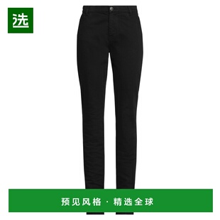 1h可退 香港直邮Raf Simons 拉夫·西蒙 女士 牛仔长裤 black黑色