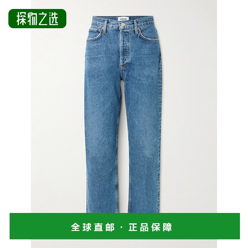 香港直邮AGOLDE 女士 90s 中腰直筒牛仔裤 A069F1371FOUNTAIN