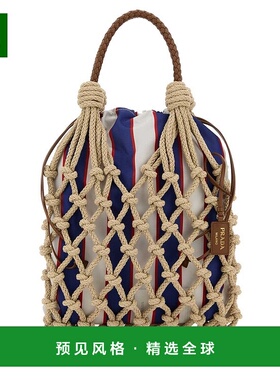 1h可退 香港直邮Prada 普拉达 女士 標誌網狀托特包 1BC111VOOR2D