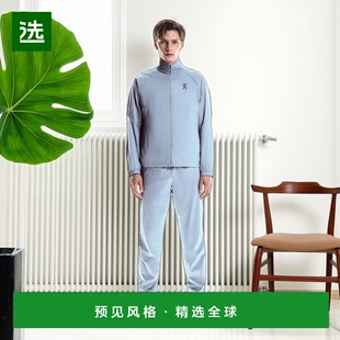 欧洲直邮On/昂跑 Court系列男士间歇泉蓝再生聚酯纤维关节型外套