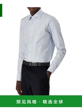1h可退 香港直邮Canali 长袖格纹衬衫 CCL7018GD03307
