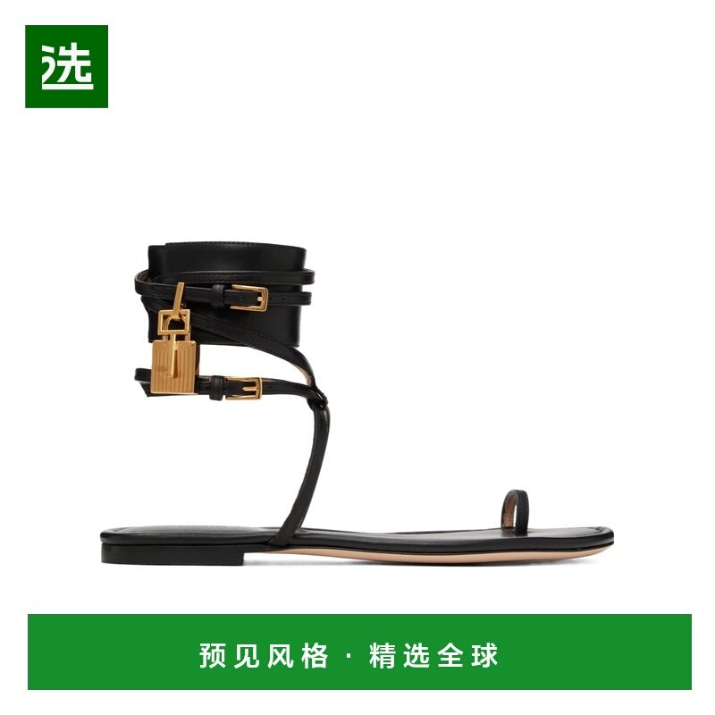 1h可退 香港直邮TOM FORD 女士凉鞋 W3669LCL002G1N001 SS2025 黑,女鞋,时装凉鞋,淘宝优惠券,粉丝福利购,淘宝优惠卷