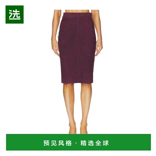 1h可退 香港直邮retrofete 女士 凹凸纹半身裙 FW249718 red红色