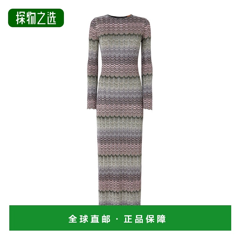 香港直邮Missoni 长袖连衣裙 DS24WG1TBK039I长裙