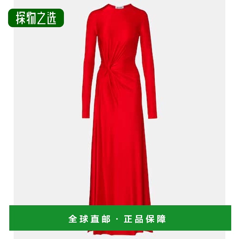 香港直邮VICTORIA BECKHAM 维多利亚·贝克汉姆 女士 褶皱针织长